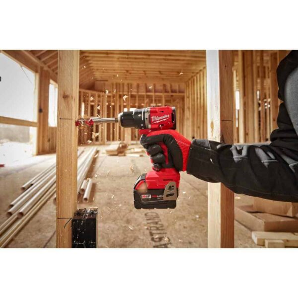 3602-20 M18 18V Lithium-Ion Brushless Cordless 1/2 in. Compact Hammer Drill/Driver (Tool-Only) - Image 8
