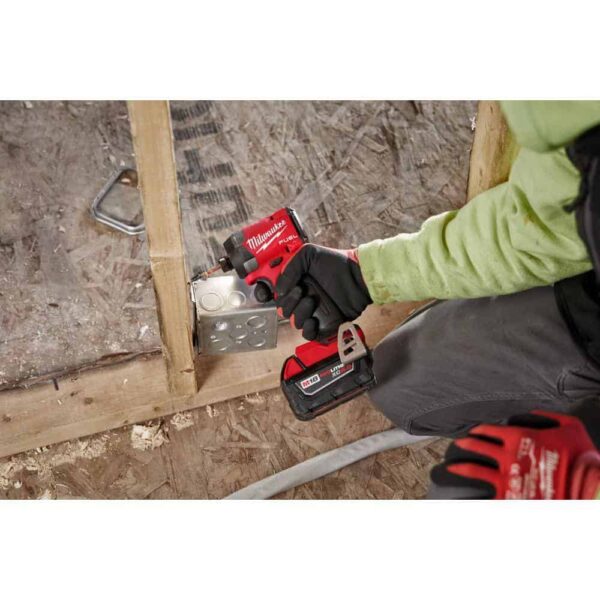 2953-20-2880-20 M18 FUEL 18-Volt Lithium-Ion Brushless Cordless 1/4 in. Hex Impact Driver and 4-1/2 in./5 in. Grinder with Paddle Switch - Image 9