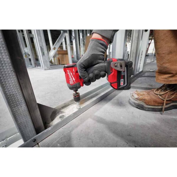 2953-20-2880-20 M18 FUEL 18-Volt Lithium-Ion Brushless Cordless 1/4 in. Hex Impact Driver and 4-1/2 in./5 in. Grinder with Paddle Switch - Image 8