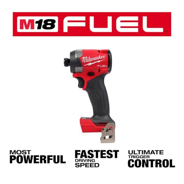M18 FUEL 18-Volt Lithium-Ion Brushless Cordless 1/4 in. Hex Impact Driver with 8.0 Ah Starter Kit - Image 4