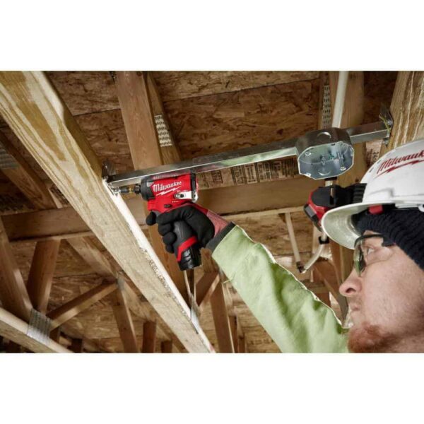 3453-20-3404-20-48-11-2425-48-11-2425 M12 FUEL 12V Lithium-Ion Brushless Cordless 1/4 in Impact Driver, 1/2 in Hammer Drill - Image 8
