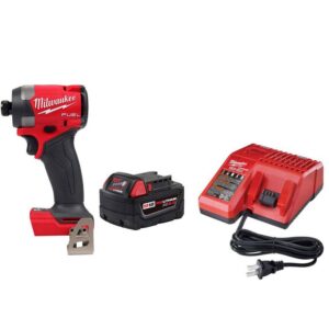 48-59-1850-2953-20 M18 18-V Lithium-Ion XC Starter Kit with One 5.0Ah Battery, Charger and 1/4 in. Hex Impact Driver