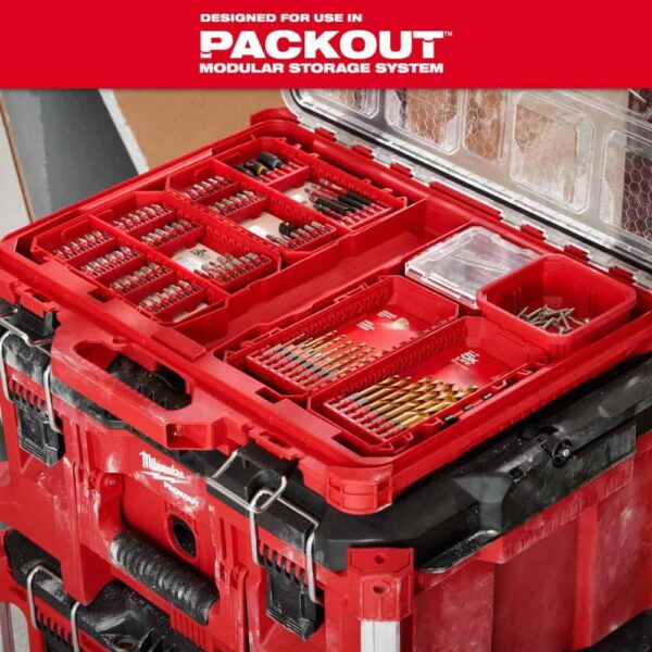 SHOCKWAVE Impact-Duty 1/2 in. Drive Metric   SAE Deep Well PACKOUT Impact Socket Set w/Screw Driver Bit Set (131-Piece) - Image 11