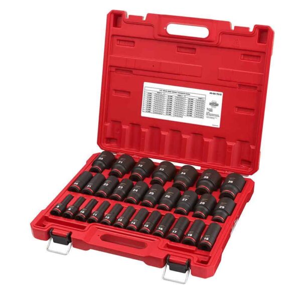 49-66-7015-49-66-7015 SHOCKWAVE 1/2 in. Drive Metric 6 Point Impact Socket Set (58-Piece) - Image 9