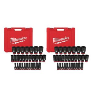 49-66-7015-49-66-7015 SHOCKWAVE 1/2 in. Drive Metric 6 Point Impact Socket Set (58-Piece)