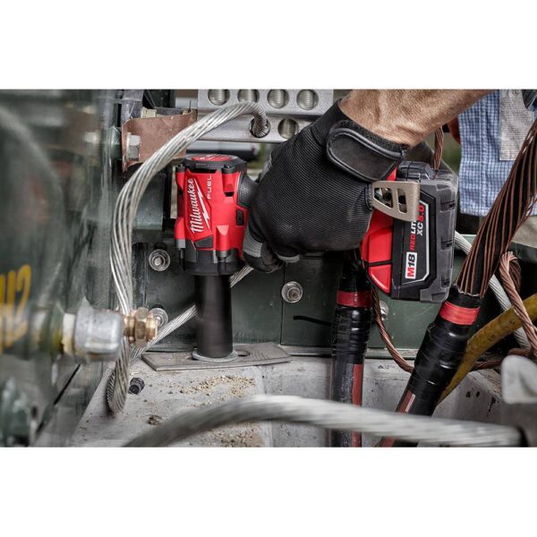 2854-20-2855-20 M18 FUEL Gen-2 18V Lithium-Ion Brushless Cordless 3/8 in.   1/2 in. Compact Impact Wrench with Friction Ring(2-Tool) - Image 8