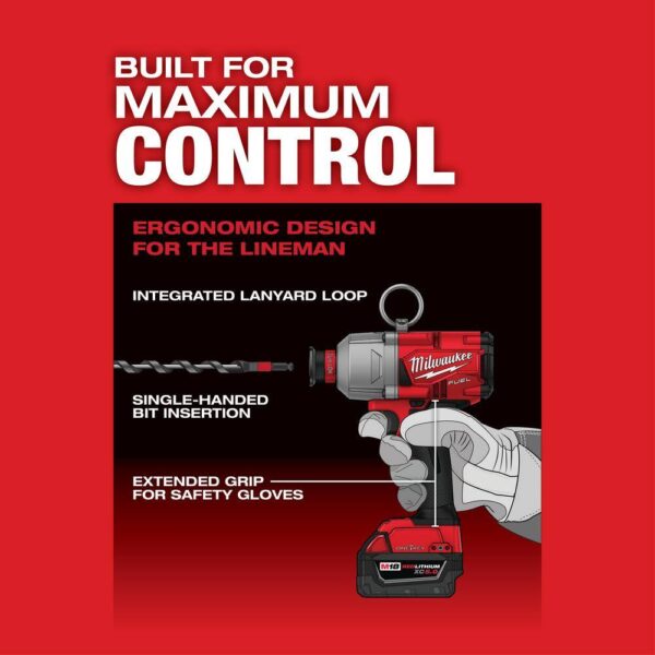 2865-20 M18 FUEL ONE-KEY 18V Lithium-Ion Brushless Cordless 7/16 in. High Torque Impact Wrench (Tool-Only) - Image 5