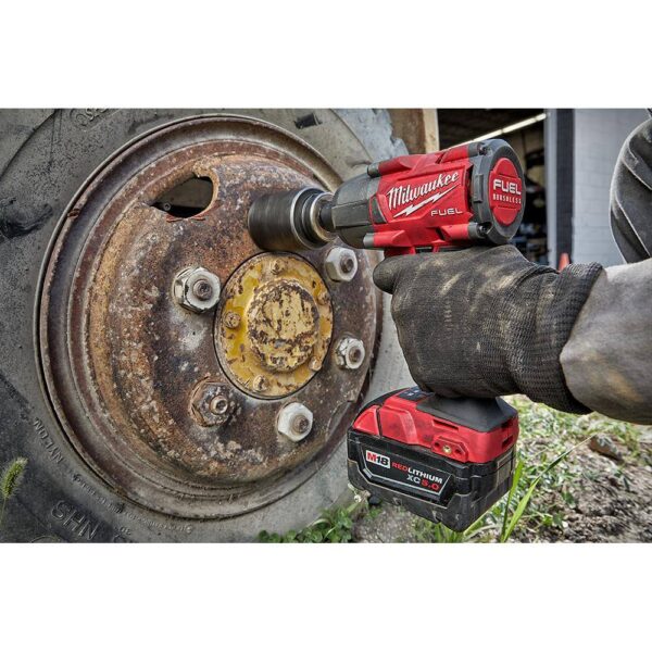 2962-20-48-11-1850 M18 FUEL Gen-2 18V Lithium-Ion Brushless Cordless Mid Torque 1/2 in. Impact Wrench with (1) 5.0 Ah Battery - Image 8