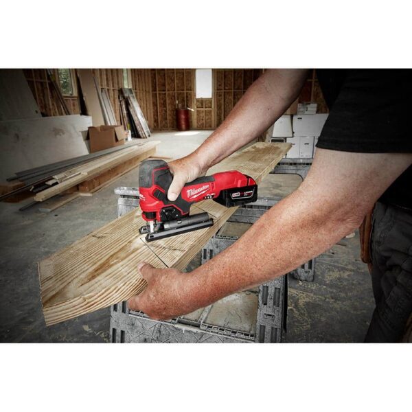 48-59-1850-2737B-20 M18 FUEL 18-Volt Lithium-Ion Brushless Cordless Barrel Grip Jig Saw w/5.0Ah Battery Starter Kit - Image 8