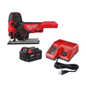 48-59-1850-2737B-20 M18 FUEL 18-Volt Lithium-Ion Brushless Cordless Barrel Grip Jig Saw w/5.0Ah Battery Starter Kit