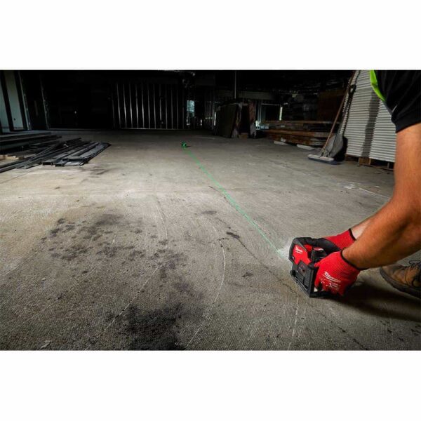 3622-20 M12 12-Volt Lithium-Ion Cordless Green 125 ft. Cross Line and Plumb Points Laser Level (Tool-Only) - Image 3