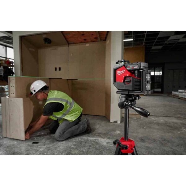 3631-20 M12 12-Volt Lithium-Ion Cordless Green 360-Degree Single Plane Laser Level (Tool Only) - Image 6