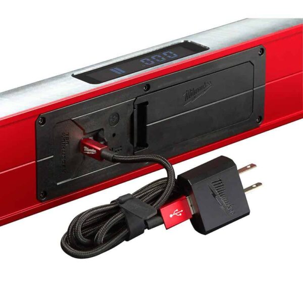 MLDIG48-2114-21 48 in. REDSTICK Digital Box Level with Pin-Point Measurement Technology and 550 Lumens LED Rechargeable Flood Light - Image 3