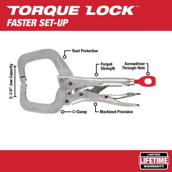 1002718906 Torque Lock Locking Pliers Kit (10-Piece) - Image 6
