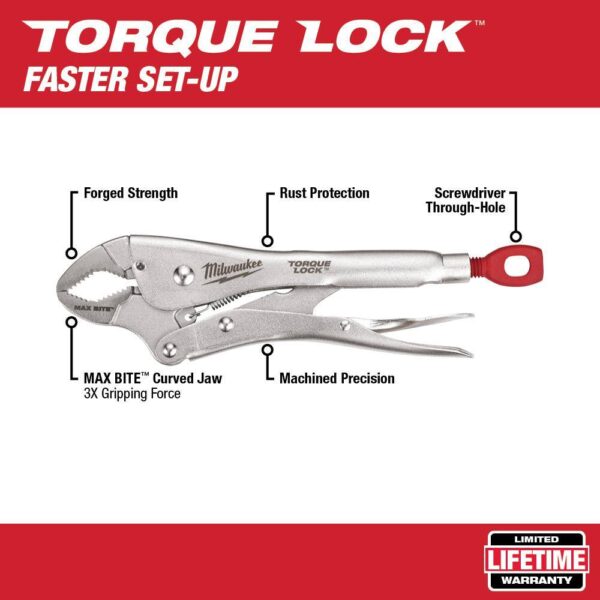 1002718906 Torque Lock Locking Pliers Kit (10-Piece) - Image 3