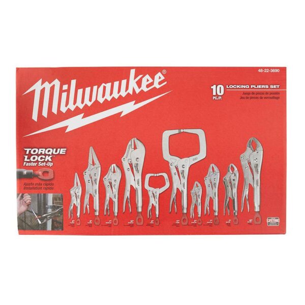 1002718906 Torque Lock Locking Pliers Kit (10-Piece) - Image 11