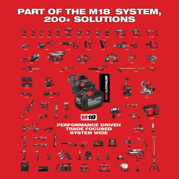 2626-20-48-11-1820 M18 18V Lithium-Ion Cordless Multi-Tool with 2.0 Ah Compact Battery - Image 10