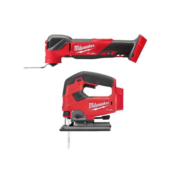 2836-20-2737-20 M18 FUEL 18V Lithium-Ion Cordless Brushless Oscillating Multi-Tool with FUEL Jigsaw (Tool-Only)