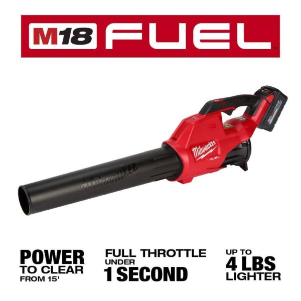 M18 FUEL 18V Lithium-Ion Brushless Cordless QUIK-LOK String Trimmer/Blower Combo Kit with Performance Safety Glasses - Image 6