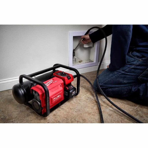 2840-20-48-73-2010 M18 FUEL 18-Volt Lithium-Ion Cordless 2 Gal. Compact Electric Quiet Air Compressor (Tool-Only) w/Clear Safety Glasses - Image 10
