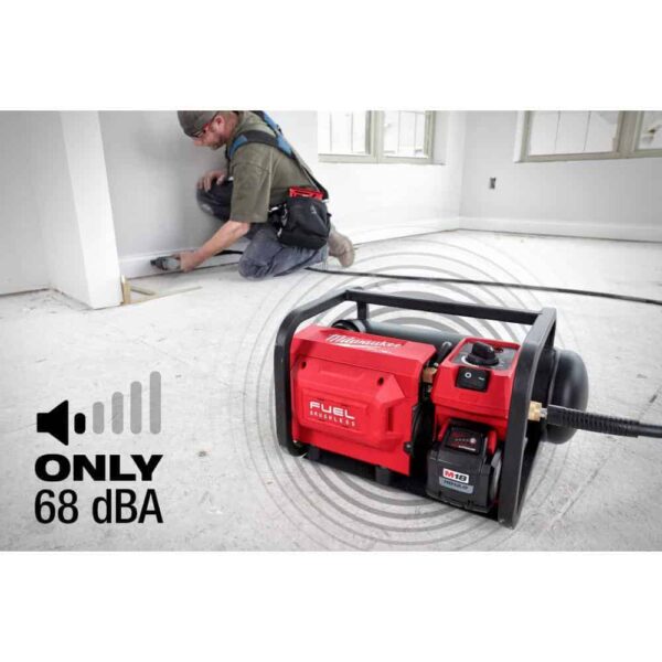 2840-20-48-73-2010 M18 FUEL 18-Volt Lithium-Ion Cordless 2 Gal. Compact Electric Quiet Air Compressor (Tool-Only) w/Clear Safety Glasses - Image 8
