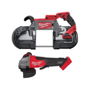 2729-20-2880-20 M18 FUEL 18V Lithium-Ion Brushless Cordless Deep Cut Band Saw and 4-1/2 in./5 in. Grinder (2-Tool)