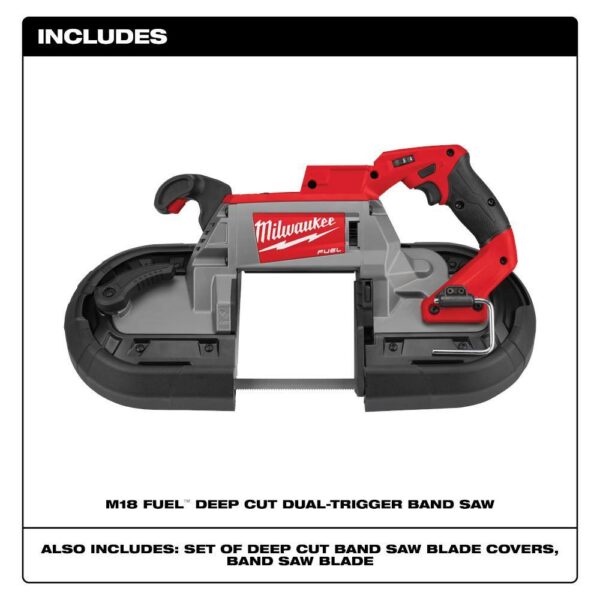2729S-20 M18 FUEL 18V Lithium-Ion Brushless Cordless Deep Cut Dual-Trigger Band Saw (Tool-Only) - Image 2