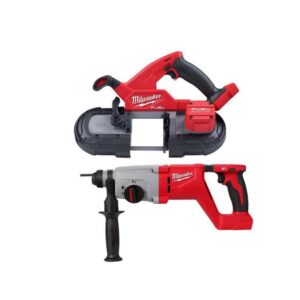 2829-20-2613-20 M18 FUEL 18V Lithium-Ion Brushless Cordless Compact Bandsaw w/1 in. SDS Plus Rotary Hammer