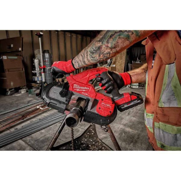 2829-20-48-59-1880 M18 FUEL 18-Volt Lithium-Ion Brushless Cordless Compact Bandsaw with 8.0 Ah Starter Kit - Image 11