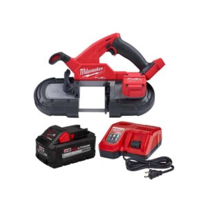 2829-20-48-59-1880 M18 FUEL 18-Volt Lithium-Ion Brushless Cordless Compact Bandsaw with 8.0 Ah Starter Kit