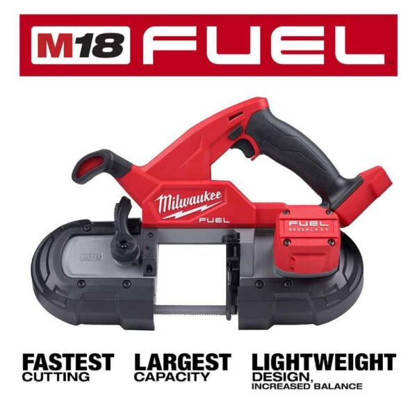2829-20-48-59-1880 M18 FUEL 18-Volt Lithium-Ion Brushless Cordless Compact Bandsaw with 8.0 Ah Starter Kit - Image 2