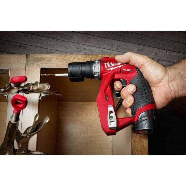 2505-22-48-11-2411 M12 FUEL 12V Lithium-Ion Brushless Cordless 4-in-1 Installation 3/8 in. Drill Driver Kit W/ Batteries (2-Pack) - Image 9