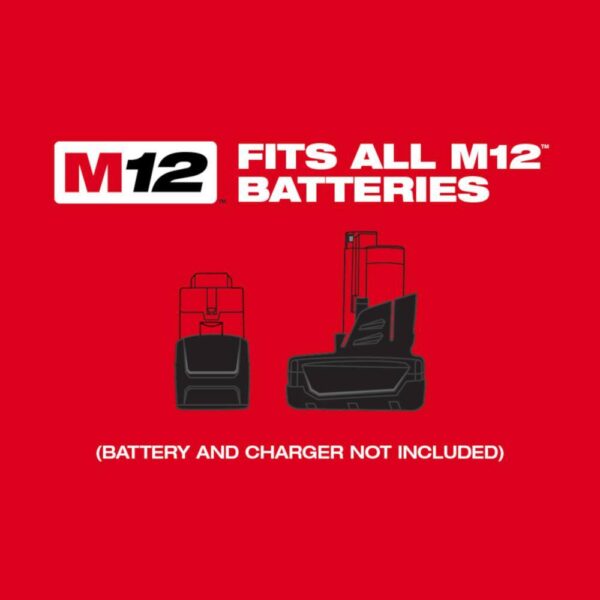 3403-22-2457-20 M12 FUEL 12-Volt Lithium-Ion Brushless Cordless 1/2 in. Drill Driver Kit with M12 3/8 in. Ratchet - Image 2