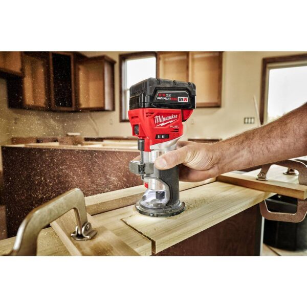 2723-20-2737-20 M18 FUEL 18V Lithium-Ion Brushless Cordless Compact Router and Jig Saw 2-Tool Set (Tool-Only) - Image 4