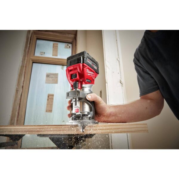 2723-20-2737B-20 M18 FUEL 18V Lithium-Ion Brushless Cordless Compact Router and Barrel Grip Jig Saw Set (Tool-Only) - Image 11
