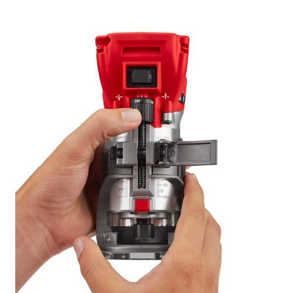 2723-20-2737B-20 M18 FUEL 18V Lithium-Ion Brushless Cordless Compact Router and Barrel Grip Jig Saw Set (Tool-Only) - Image 8
