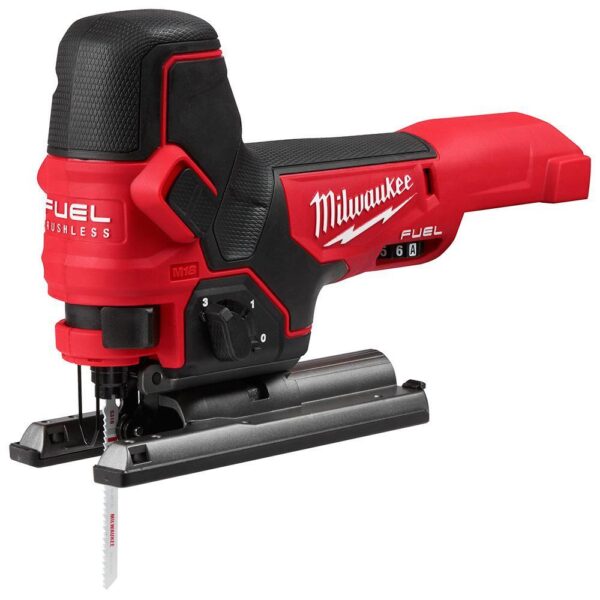 2723-20-2737B-20 M18 FUEL 18V Lithium-Ion Brushless Cordless Compact Router and Barrel Grip Jig Saw Set (Tool-Only) - Image 2