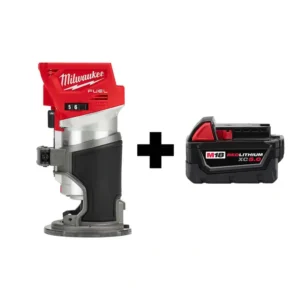 2723-20-48-11-1850 M18 FUEL 18V Lithium-Ion Brushless Cordless Compact Router with M18 5.0 Ah Battery