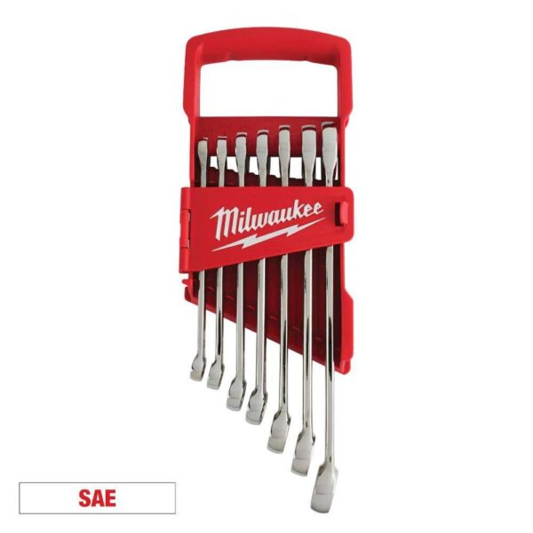 3/8 in. Drive SAE/Metric Ratchet and Socket Mechanics Tool Set with SAE/Metric Combination Wrenches (70-Piece) - Image 9