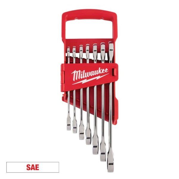 3/8 in. Drive SAE/Metric Ratchet   Socket Mechanics Tool Set with SAE/Metric Ratcheting Combination Wrenches (70-Piece) - Image 8