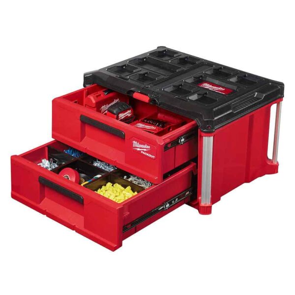 1/2 in. Drive SAE/Metric Mechanics Tool Set (47-Piece) with PACKOUT 2-Drawer Tool Box - Image 9