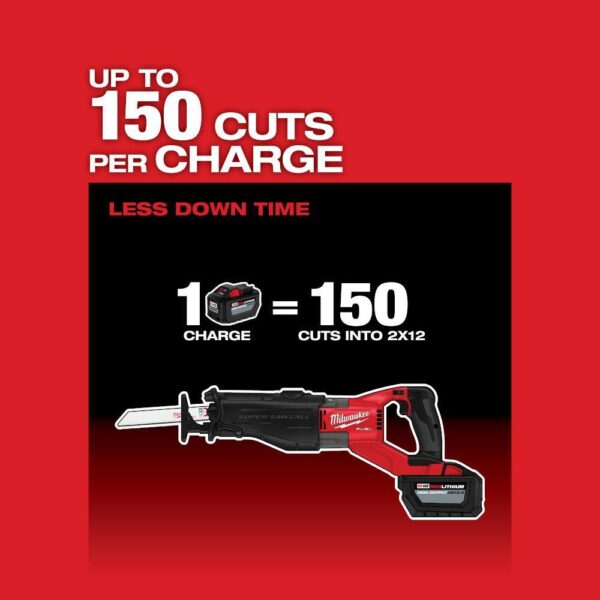 2722-20-2737-20 M18 FUEL 18V Lithium-Ion Brushless Cordless Super SAWZALL Orbital Reciprocating Saw w/FUEL Jigsaw - Image 6