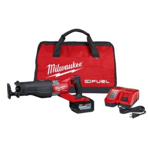 2722-21HD M18 FUEL 18V Lithium-Ion Brushless Cordless SUPER SAWZALL Orbital Reciprocating Saw Kit w/(1) 12.0 Ah Battery