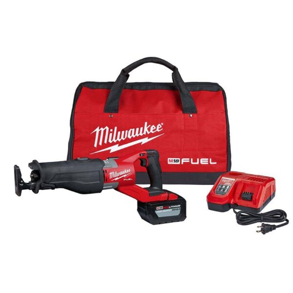 2722-21HD M18 FUEL 18V Lithium-Ion Brushless Cordless SUPER SAWZALL Orbital Reciprocating Saw Kit w/(1) 12.0 Ah Battery