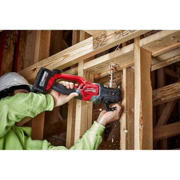 2807-20-2821-20 M18 FUEL GEN II 18V Lithium-Ion Brushless Cordless 1/2 in. Hole Hawg Right Angle Drill w/M18 FUEL Reciprocating Saw - Image 7