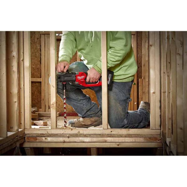 2808-20-49-56-9295 M18 FUEL 18V Lithium-Ion Brushless Cordless Hole Hawg 7/16 in. Right Angle Drill w/Quick-Lok w/9pc PACKOUT Hole Saw Kit - Image 5