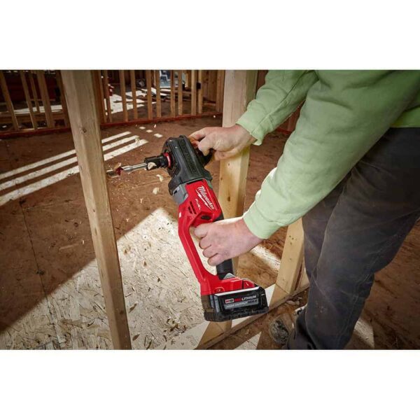 2808-20-49-56-9295 M18 FUEL 18V Lithium-Ion Brushless Cordless Hole Hawg 7/16 in. Right Angle Drill w/Quick-Lok w/9pc PACKOUT Hole Saw Kit - Image 6