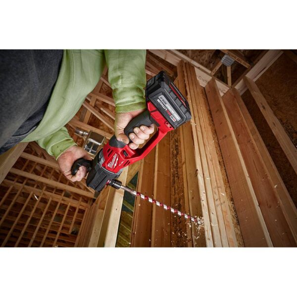 M18 FUEL 18V Lithium-Ion Brushless Cordless Hole Hawg 7/16 in. Right Angle Drill W/ Quick-Lok (Tool-Only) - Image 3