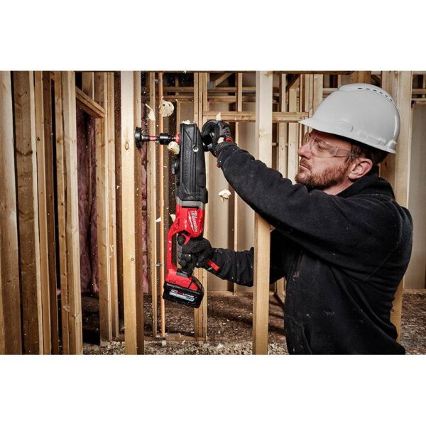 2811-20 M18 FUEL 18V Lithium-Ion Brushless Cordless GEN 2 SUPER HAWG 7/16 in. Right Angle Drill (Tool-Only) - Image 4