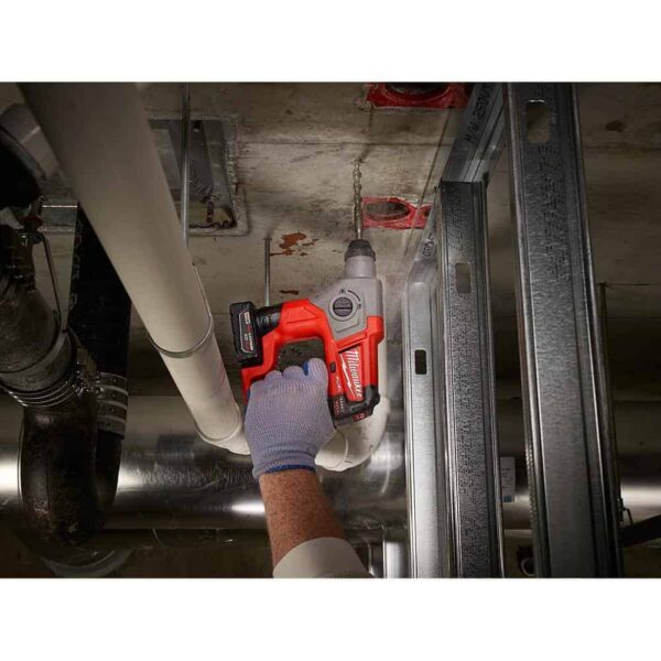 2416-21XC-2426-20 M12 FUEL 12-Volt Lithium-Ion 5/8 in. Brushless Cordless SDS-Plus Rotary Hammer Kit with M12 Multi-Tool - Image 5